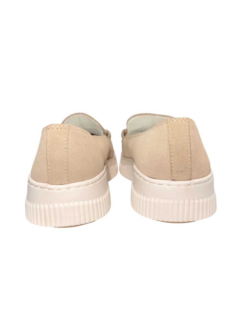 Sofft Fable Loafer Suede In Biege/Tan Neutral Minimalist Coastal Casual Size 7M - Picture 9 of 11